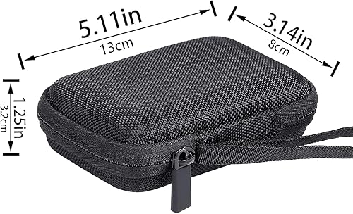 Miniatura 7 de co2CREA Carcasa rígida de repuesto para Samsung T7 Shield - Unidad de estado sólido portátil (funda negra)