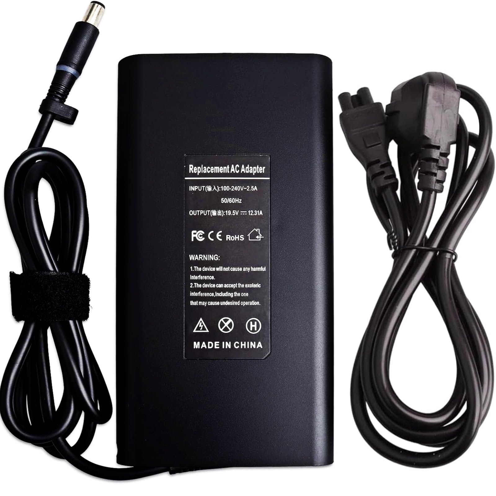 240W Cavo di Ricarica Compatibile con Dell G16 G15 G7 G3 G5 13 15 17 R1 R2 R3 R4 R5 M15 M17 M17X M18X X51 Precision 7710 7720 7730 7510 7520 7530 M6400 M6600 M6700 M6800 Ladegerät (240W)