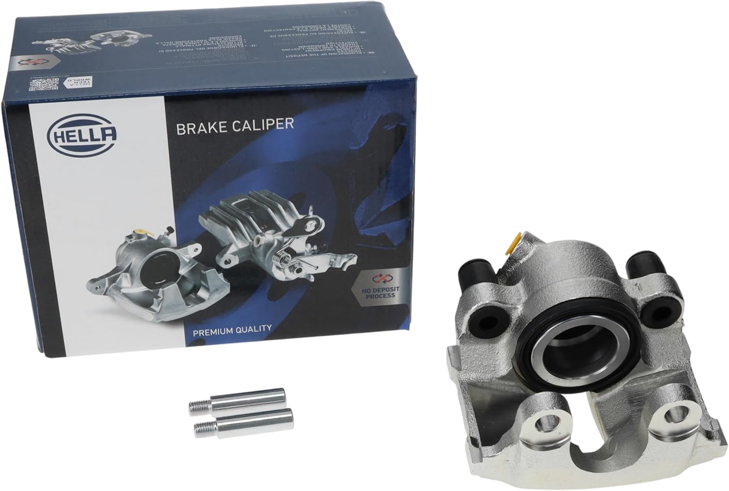 HELLA Brake Caliper With Bracket Included Compatible with Select 1995-1998 BMW, Front Right
