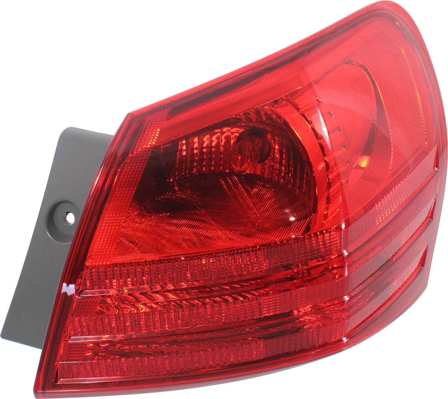 Garage-Pro Tail Light Assembly For Nissan Rogue 2008-2013, Rogue Select 2014-2015, Mounts on Body, Halogen With bulb(s) Passenger Side, Outer NI2801183