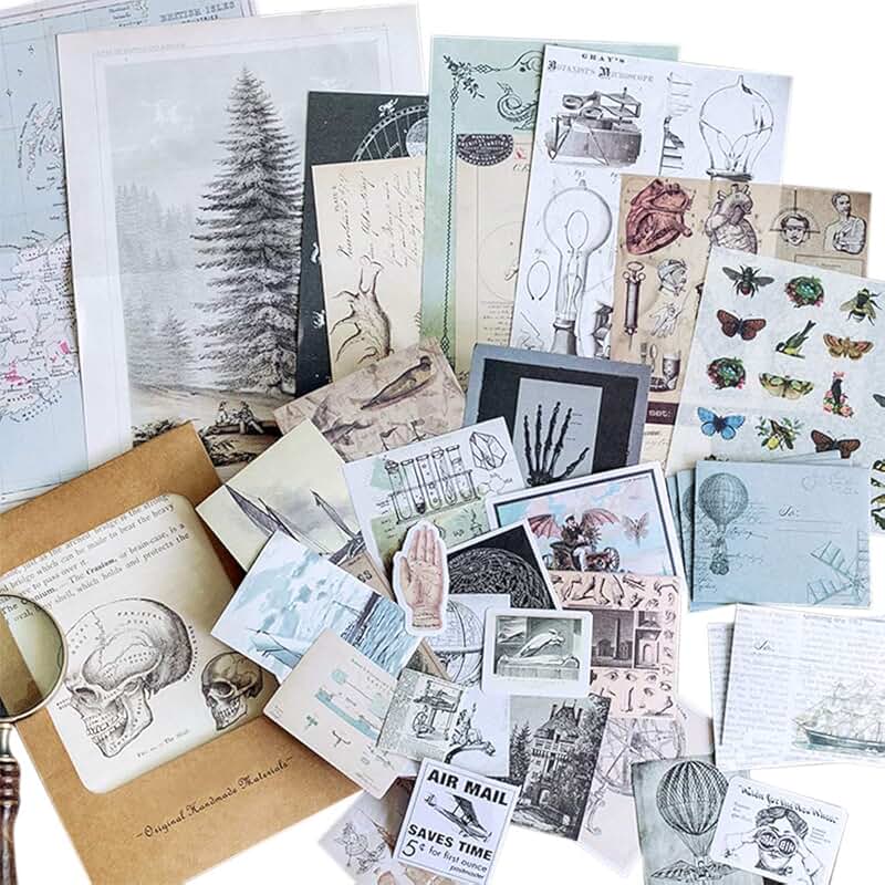 vintage scrapbooking supplies