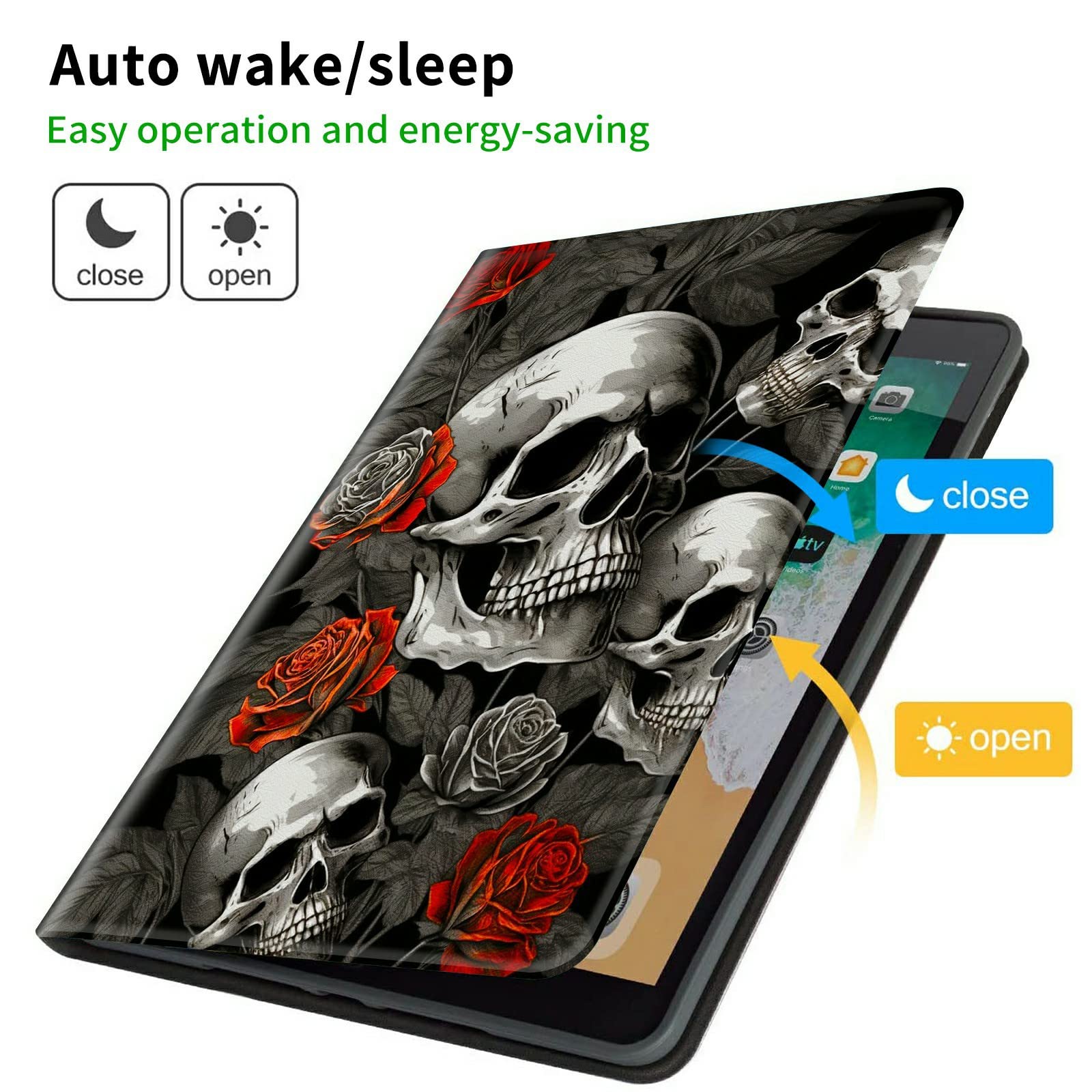 Étui De Protection En Cuir Végétalien Pour Ipad Mini 6 2021 8,3" Avec