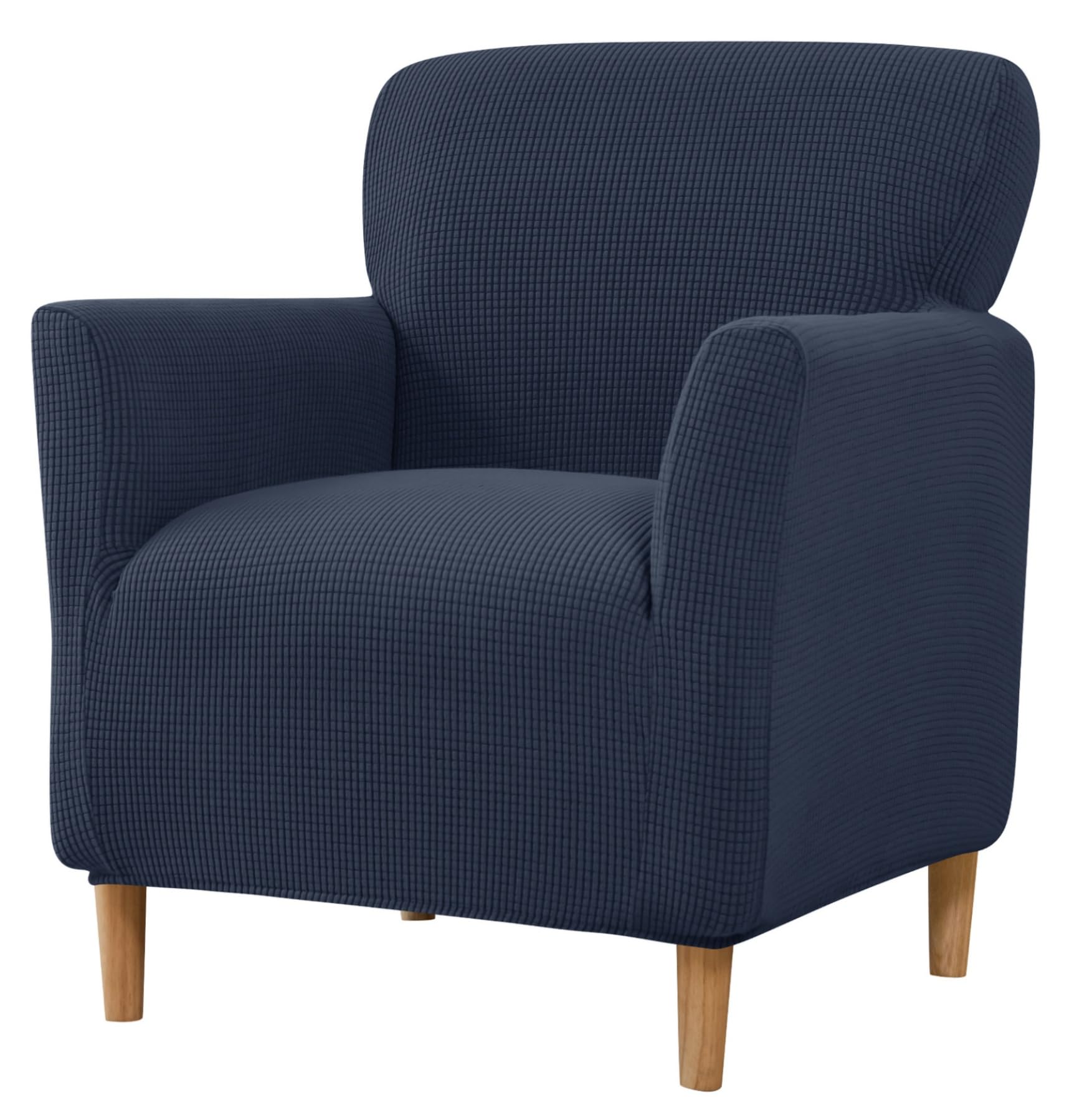 Niuoppy Armchair Covers Slipcovers Banquet, Stretch Sofa Arm Covers, Arm Rest Covers Anti-slip, Thicked Arm Chair Slipcover for Sofa Armchair Protector (Navy Blue)