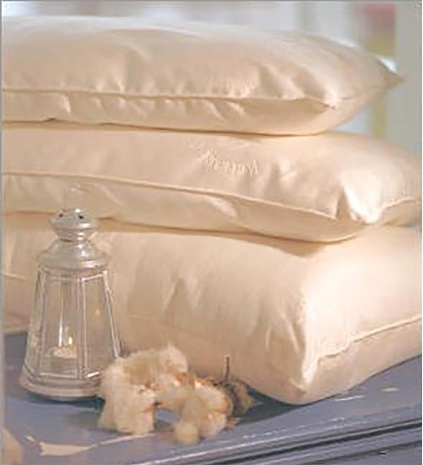 Organic Cotton Natural Kapok Filled Pillows - Child Pillow Kapok Light Fill Zip Closure