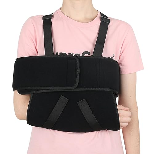supregear Inmovilizador de hombro ajustable, soporte ergonómico para el hombro, cómodo y transpirable para el día y la noche, soporte de hombro para