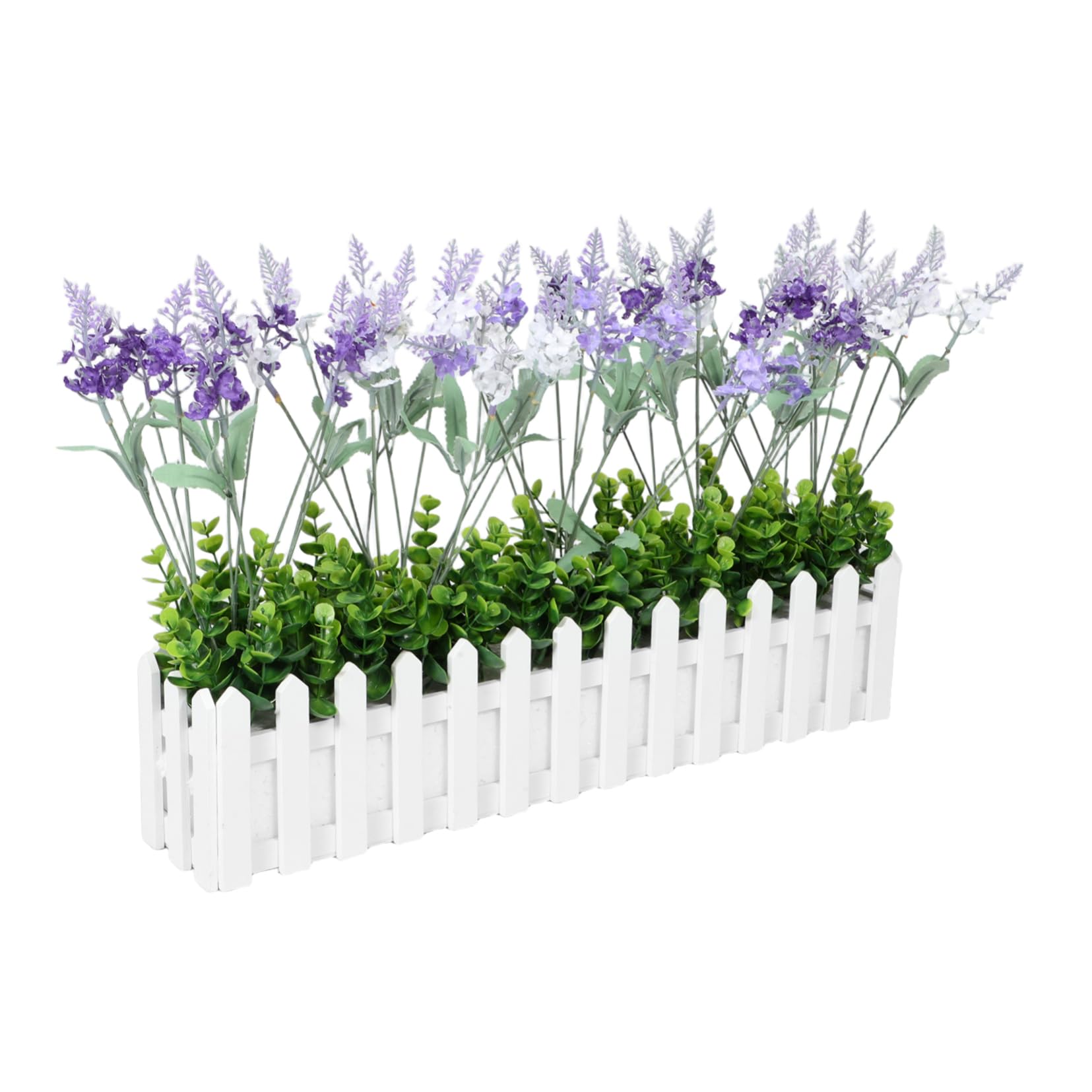 Fausses fleurs de lavande pour jardins et balcons pot