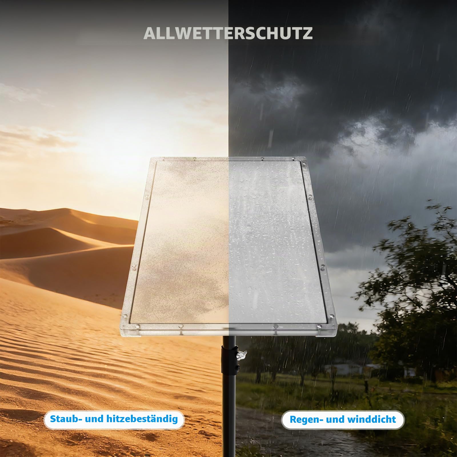Rigid PC Hartschalenkoffer für Starlink Standard Gen 3, Robustes Polycarbonat-Schutzgehäuse für Wohnmobil, LKW & Autodach, Wetterfest & Hitzebeständig, Einfache Schraubmontage | Robustes Polycarbonat, Dachhalterung mit 4 Schrauben, wetter- und hitzebestän