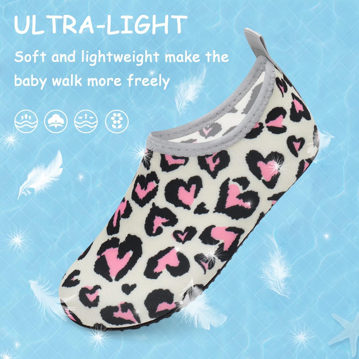 ANLUKE Kids Boys Girls Water Shoes Barefoot Aqua Socks Fast Dry Beach Swim Outdoor Sports Shoes for Toddler - Image 3