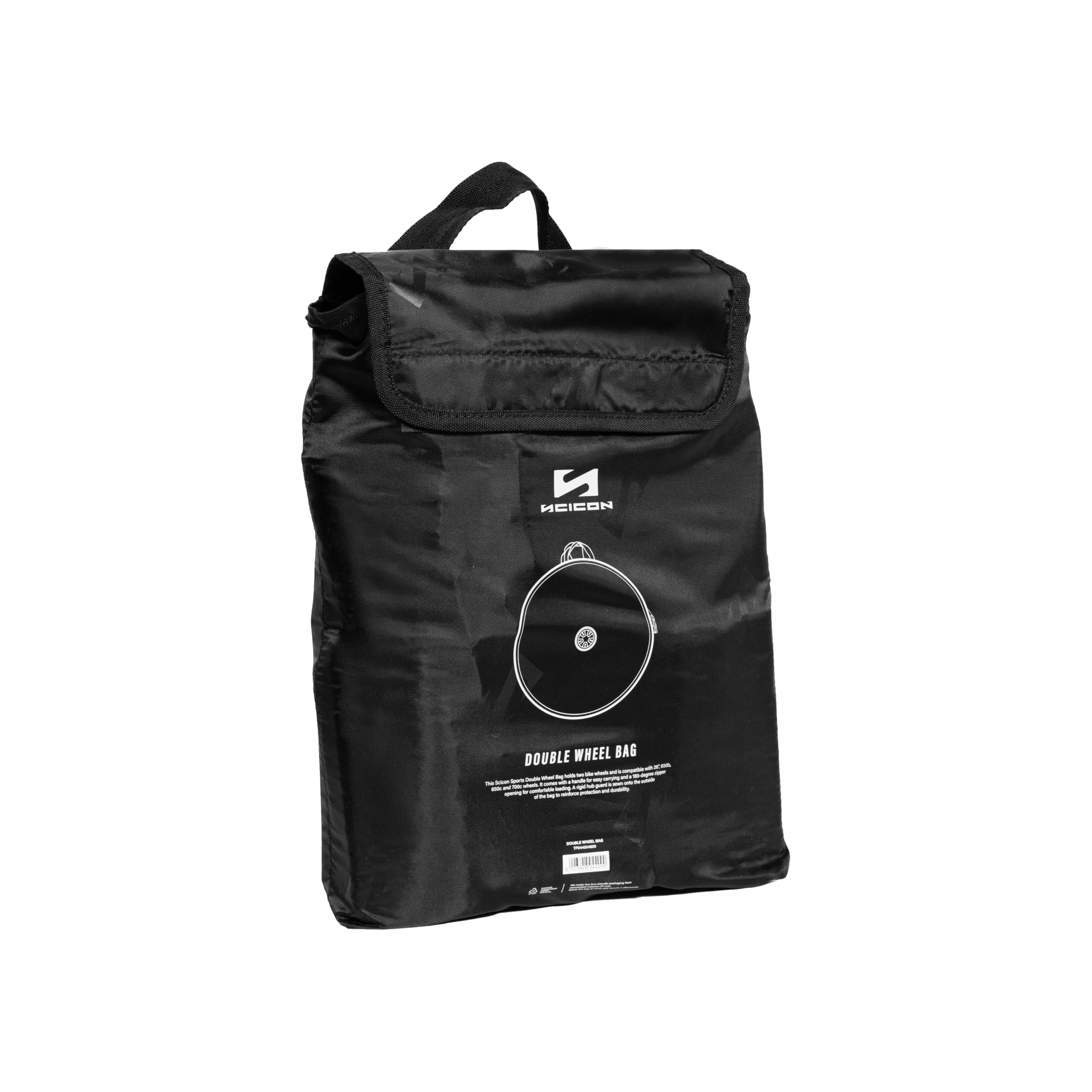 Doppelte Fahrradradtasche, für 2 Laufräder 26”, 650b, 650c, 700c, reißfestes Gewebe, 0.9 kg