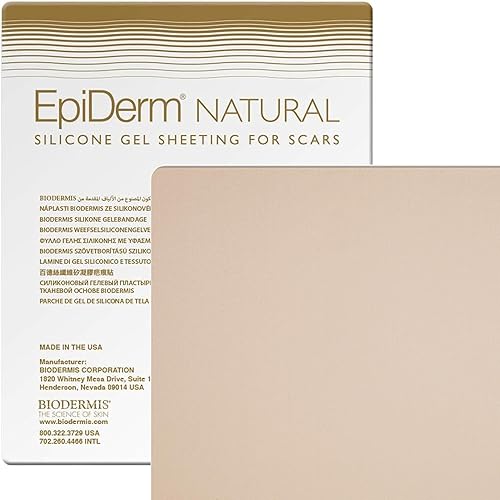 Miniatura 9 de Epi-Derm C-Strips, láminas de gel de silicona para cicatrices, ideal para cesáreas, abdominoplastia, histerectomía y cicatrices de cirugía cardíaca,