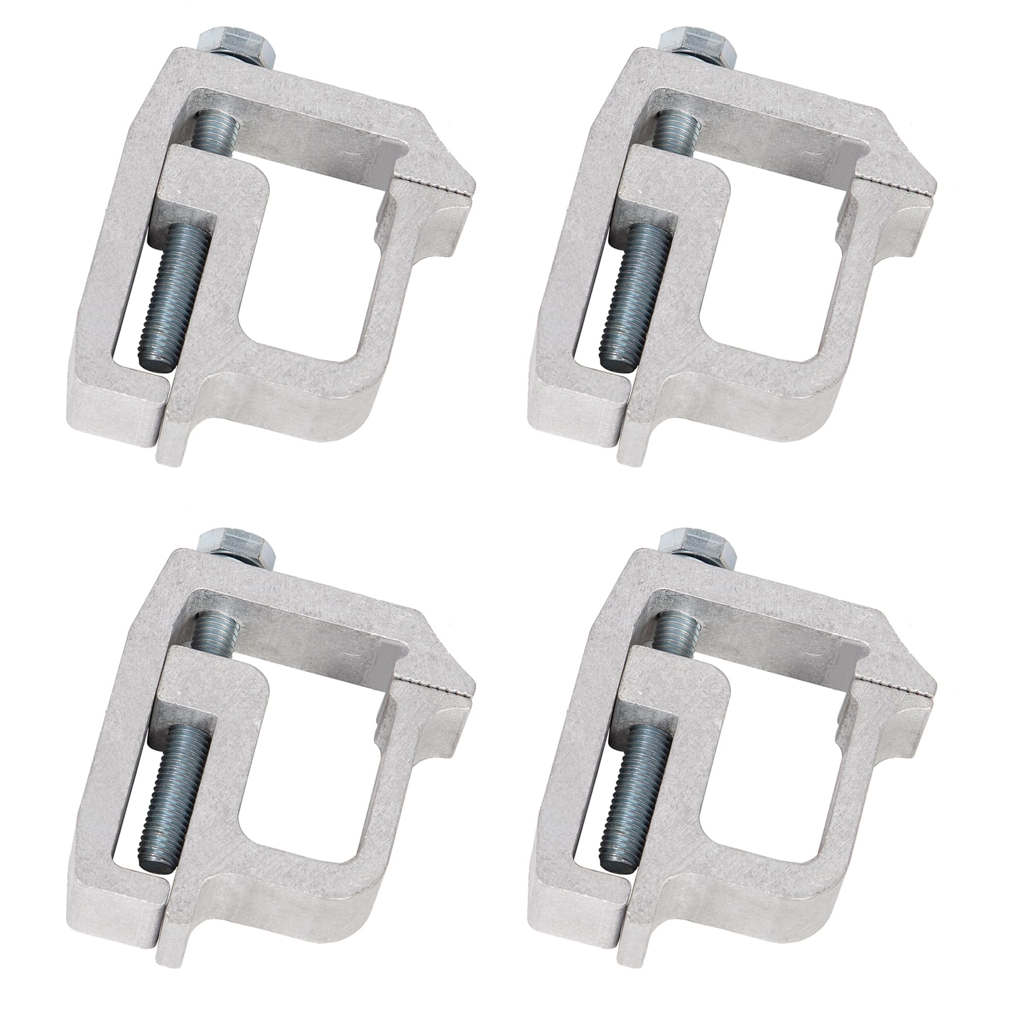 ECOTRIC Truck Clamps Mounting Caps Camper Shell Compatible with Chevrolet Chevy Ford Dodge Gmc Sierra Dakota Ram 1500 2500 3500 F150 F250 1500 2500