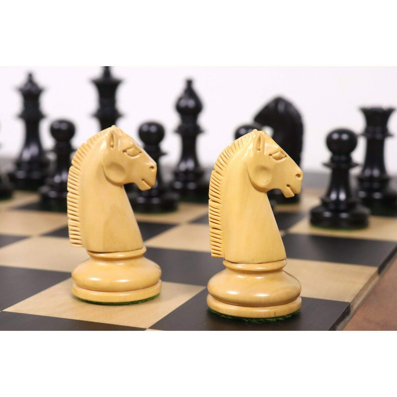 Juego de piezas de ajedrez de Caballero Persa Staunton de 8,9 cm (8,9 cm)