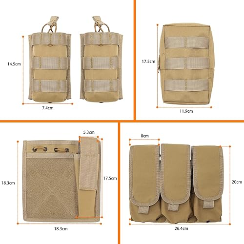 Miniatura 13 de Tactical Vest Airsoft Painball Vest Outdoor Equipment for Men