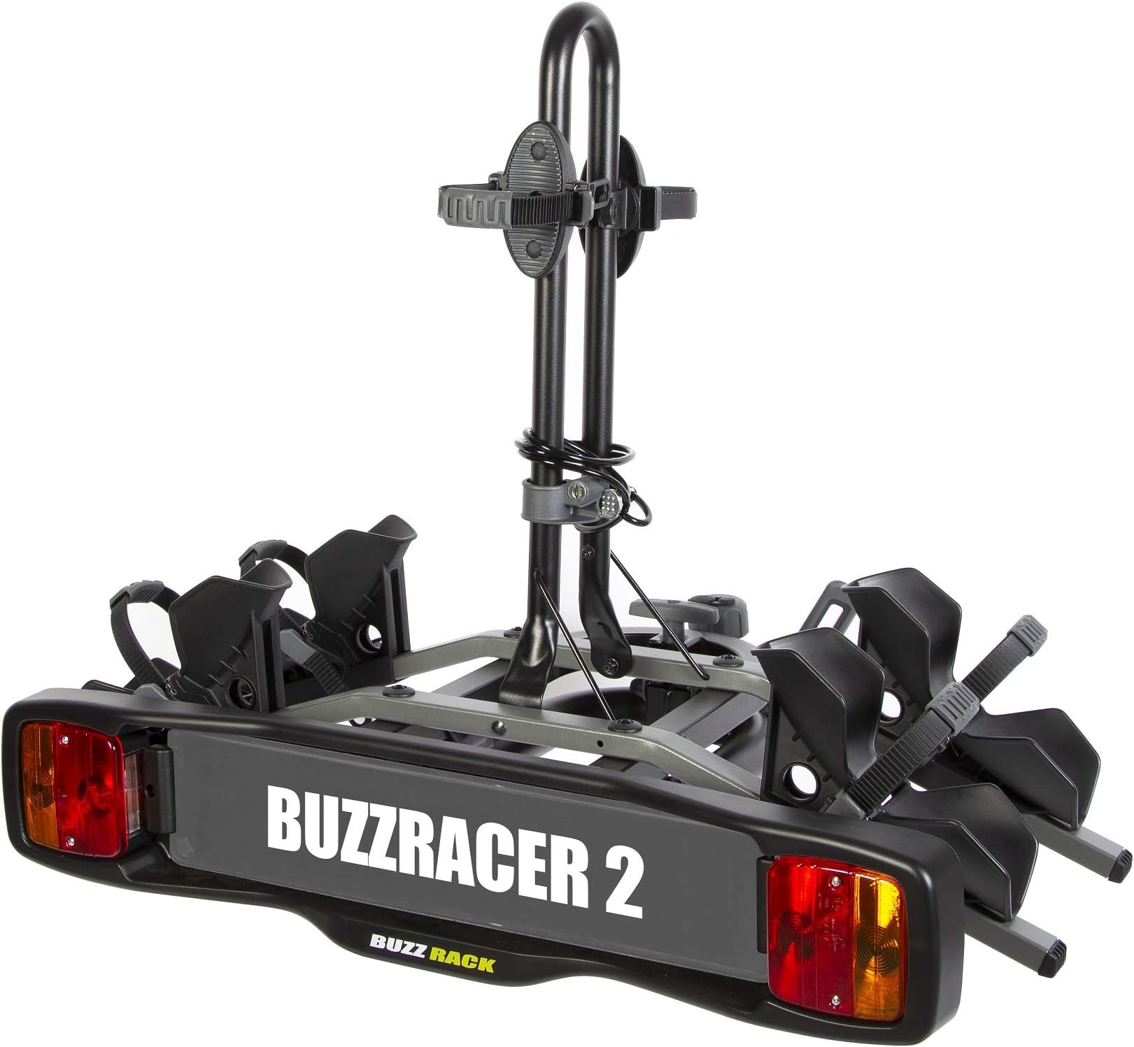Porte-Vélos Attelage Bullwing SR2 - 2 Vélos - Fermeture Rapide Antivol - Pliable - Charge 50kg