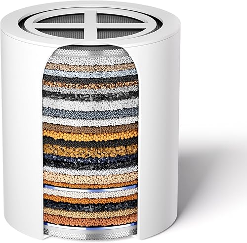 Cartucho de filtro de ducha de 30 etapas, cartucho de repuesto de alto rendimiento, suavizante de agua de ducha, mejora tu piel, cabello y uñas