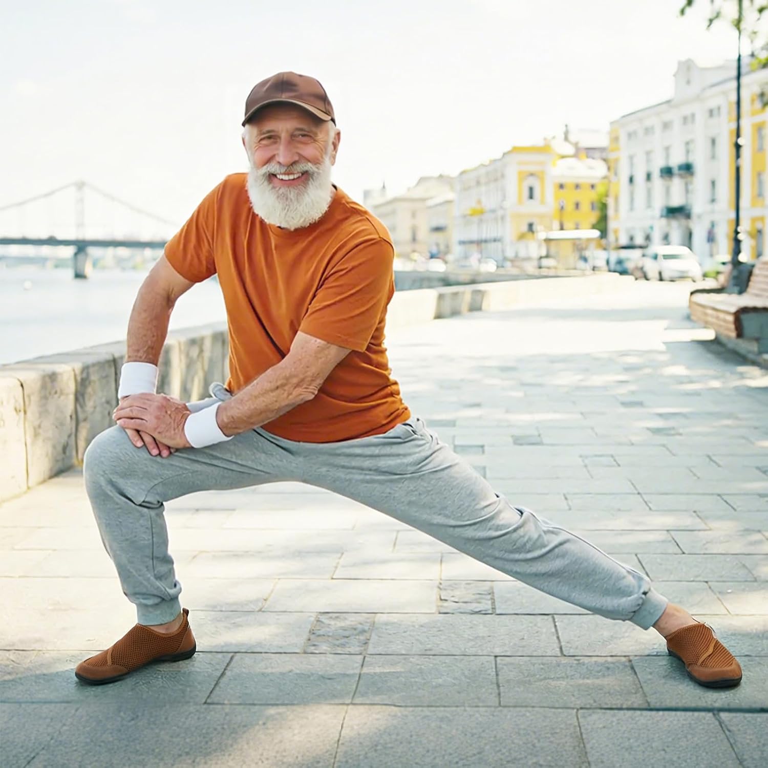 LeIsfIt Mens Wide Diabetic Shoes Adjustable Barefoot Walking Shoes Breathable Zero Drop Sneakers for Wide Width Arthritis Edema Feet - Image 2