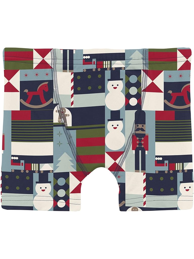 Multi Kickee Pants Print Boxer Brief Set Of 3(Toddler/Little Kid/Big Kid)