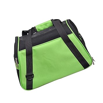 Travel Outdoor Portable Pet Carrying Tote Bag Single Shoulder Bag Water-Resistant Breathable Mesh Handbag for Dogs Cats