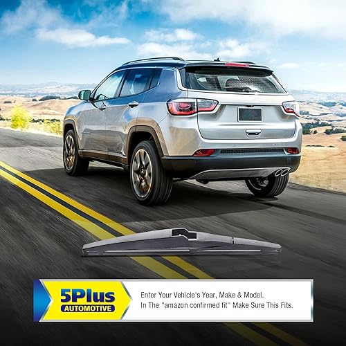 Miniatura 6 de 5 PLUS Repuesto de limpiaparabrisas trasero de 10 pulgadas para Toyota RAV4 2018-2013 Highlander 2022-2020Jeep Compass 2021-2018Chevrolet Orlando