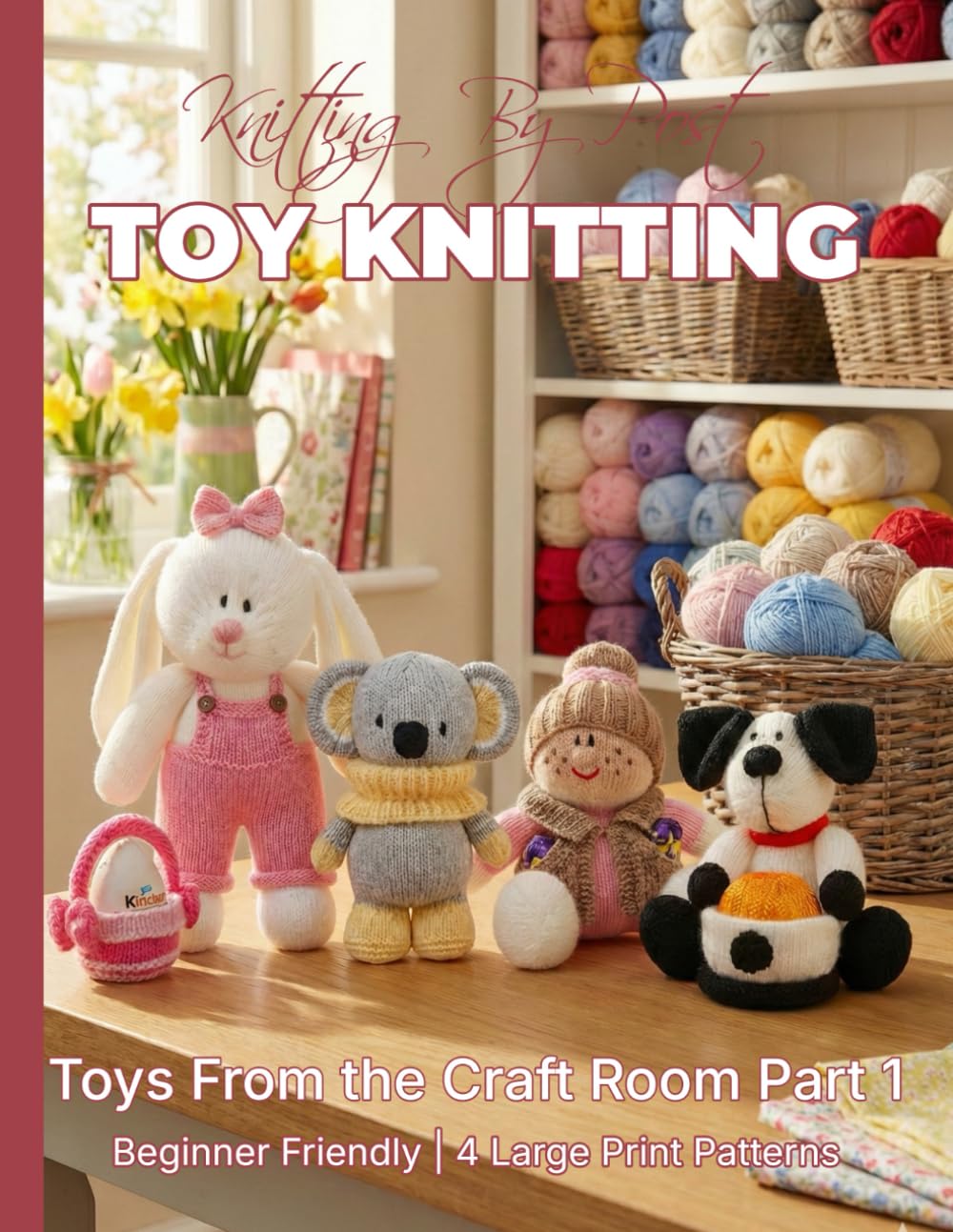 Knitting by Post: Toys From The Craft Room Part 1 Pattern Book – 4 Easy-to-Follow Large Print Toy Designs (LARGE PRINT Knitting by Post)