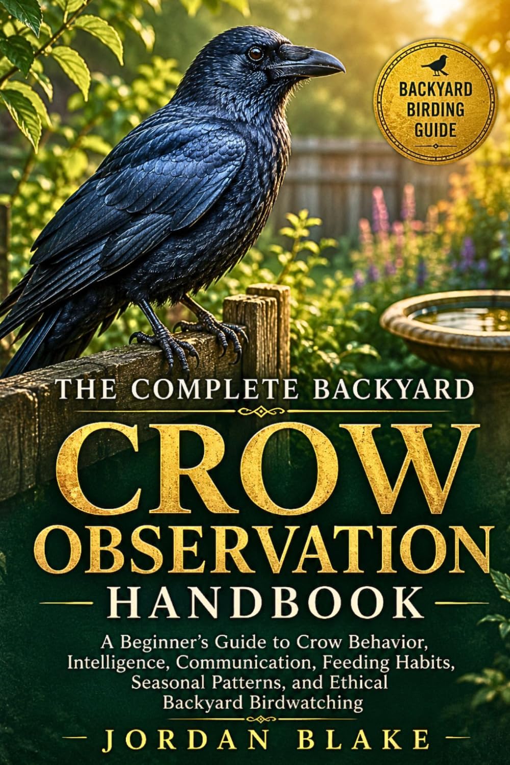 The Complete Backyard Crow Observation Handbook: A Beginner’s Guide to Crow Behavior, Intelligence, Communication, Feeding Habits, Seasonal Patterns, and Ethical Backyard Birdwatching