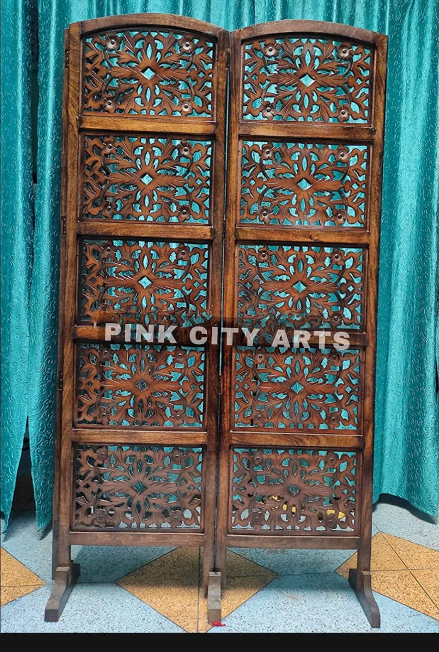 Buy PINK CITY ARTS Room Divider 6 Feet Partition Wall Divider 2 Panel Wall Divider Office