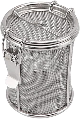 Infusor de bolas de té de acero inoxidable 304, colador multifuncional para condimentos con gancho de cadena extendido, ideal para hacer té y cocinar