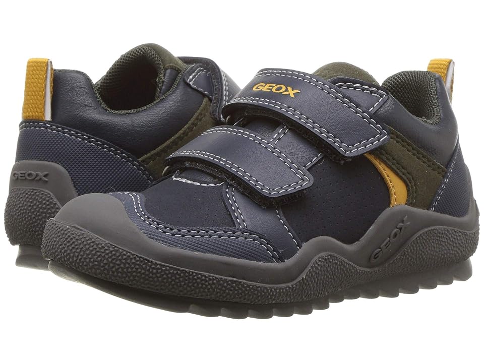 

Geox Kids Artach Boy 1 (Toddler/Little Kid) (Navy/Yellow) Boy's Shoes