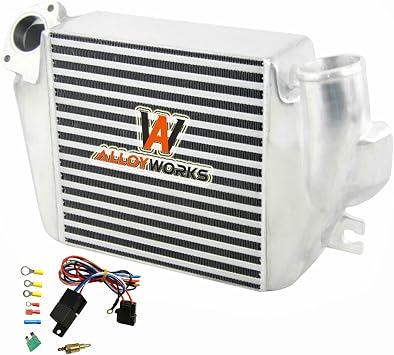 ALLOYWORKS Top Mount Intercooler For Subaru Legacy GT 2005-2009, Impreza WRX 2008-2014, Forester XT 2.5L Turbo 2009-2013 | All Aluminum Intercooler. Superior cooling performance. Long service life. Ideal For daily commuter cars & modified cars.