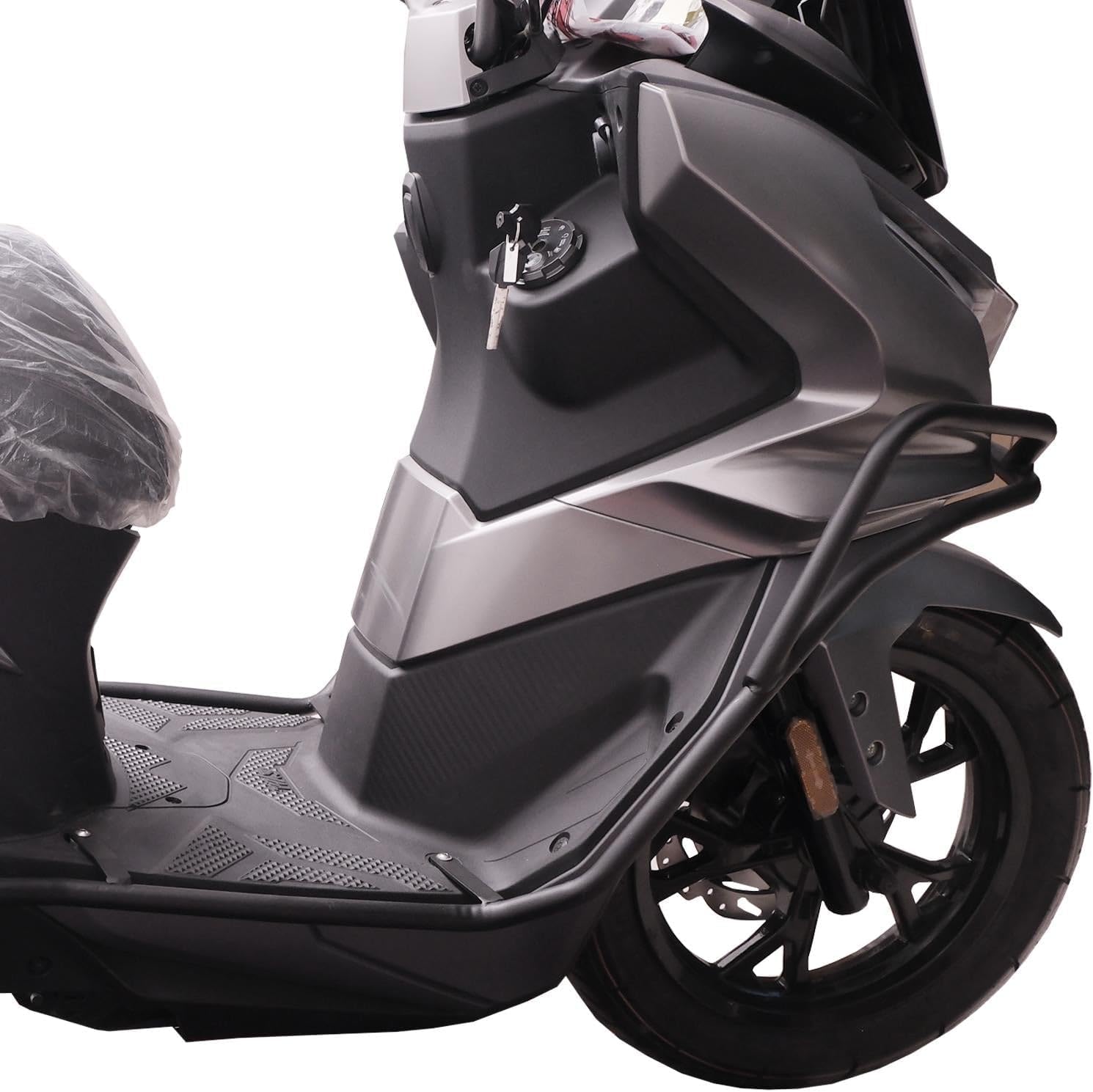 Engine Protector Crash Bars Black Compatible for SYM Jet 14 Evo 2025