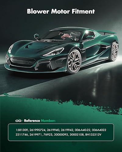 Vista 1383 de SCITOO 700188 Reemplazo del motor del ventilador HVAC con jaula de ventilador para Toyota Tacoma 2005-2015, reemplazo OE - 87103-04043, 87103-04044