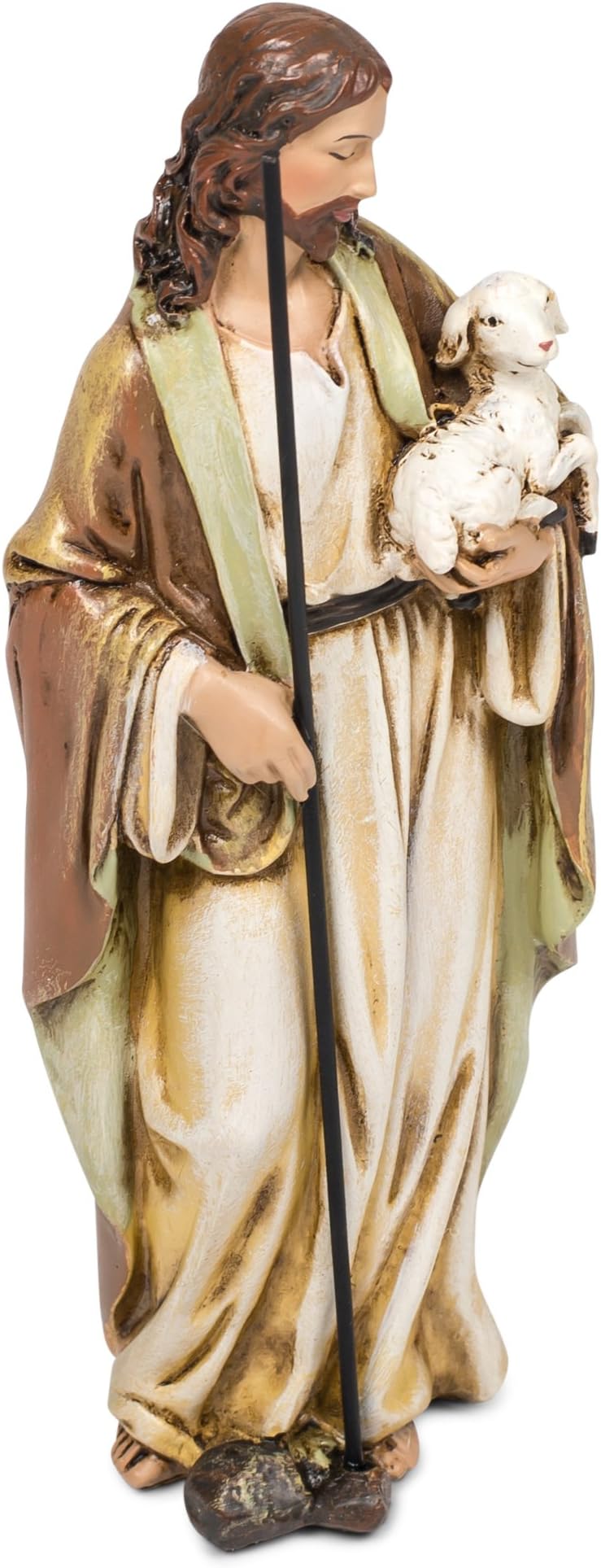 Roman Joseph's Studio Inc., Renaissance Collection, Holy Statue Figurine, 6.25" H Good Shepherd Figure, Religious Figure, Religious Décor, (2.38 x 1.75 x 6.25 Inches)