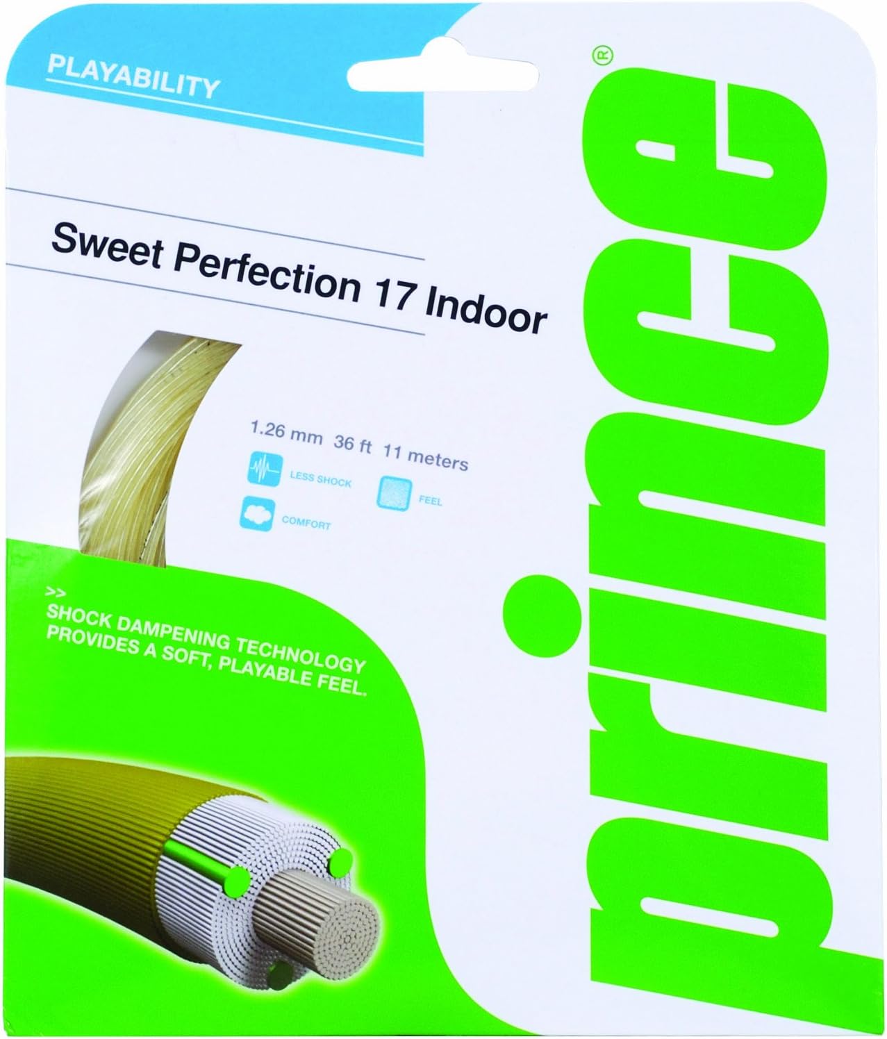Prince Sweet Perfection Squash String Set (17-Gram, Green)