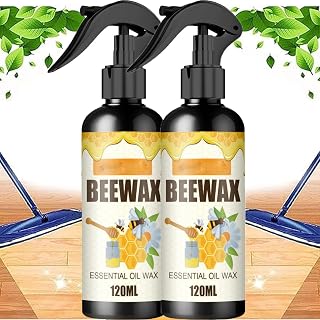 Natural Micro-Molecularized Beeswax Spray,Natural Beeswax Spray,Original Beeswax Furniture Spray,Bees Wax Spray,Beeswax Wood Cleaner Spray (2pcs)