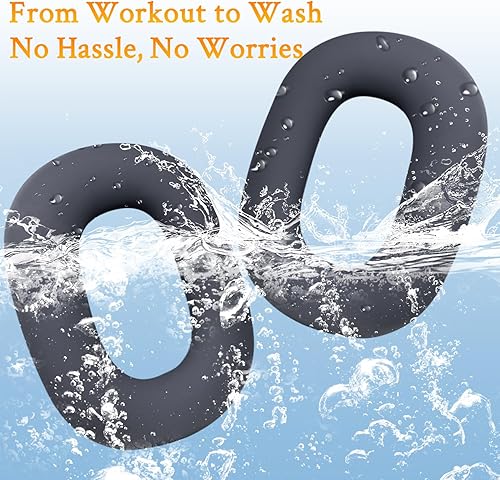 Miniatura 3 de SOULWIT Funda de silicona a prueba de sudor para AirPods Max, ajuste cómodo para ejercicio en el gimnasio, fácil de limpiar, sin pérdida de calidad