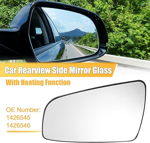 Miniatura 2 de X AUTOHAUX Espejo retrovisor izquierdo del coche con placa de respaldo para Opel Zafira B 2005-2008 1426545