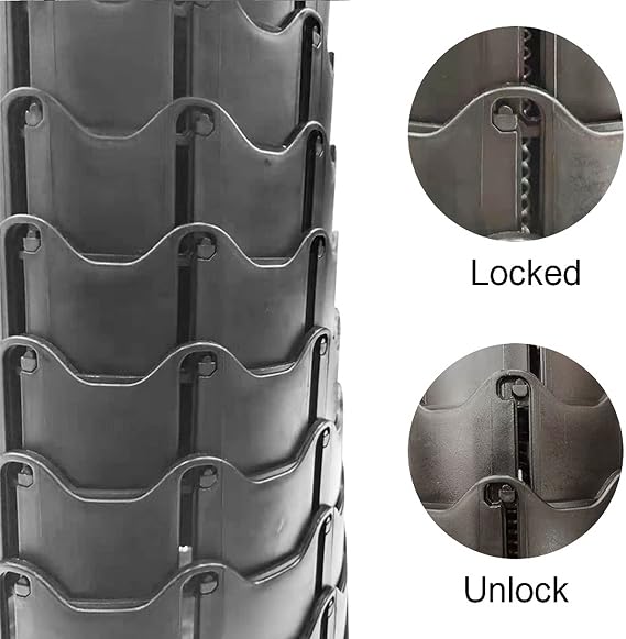 Portable Telescoping Stool Folding Camping Stool Seat for Fishing Hiking Traveling Outdoor Activities