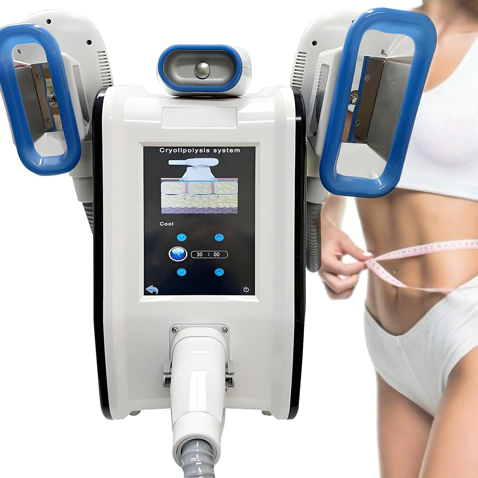 Máquina De Eliminación De Grasa por Criolipólisis para Modelar El Cuerpo - Instrumento De Eliminación De Grasa Congelada para Una Rápida Pérdida De Peso