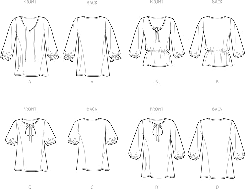 Miniatura 3 de Simplicity Misses Tops-16-18-20-22-24 -SS9469U5