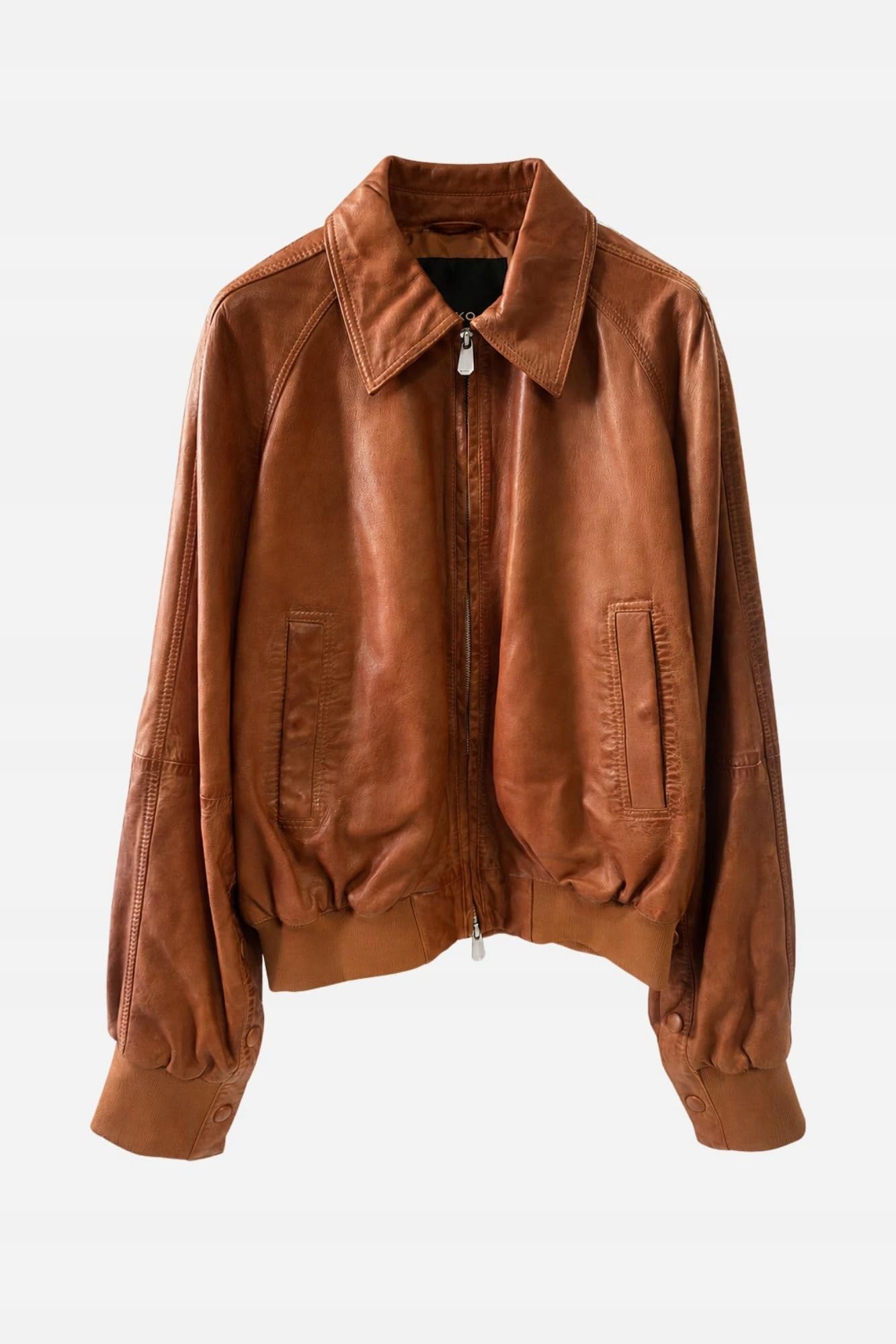 PINKO Barbra Bomber kurka brązowa