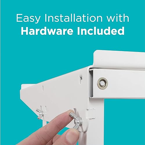 Miniatura 6 de BLACK+DECKER BCED37 - Secadora compacta para toma de pared estándar, pequeña, 4 modos, volumen de carga de 13.2 libras, color blanco y soporte de