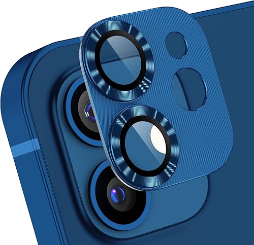 AFARER Paquete de 2 protectores de lente de cámara para iPhone 12 Mini, protector de lente de cámara Ultra HD, cubierta de lente de vidrio templado