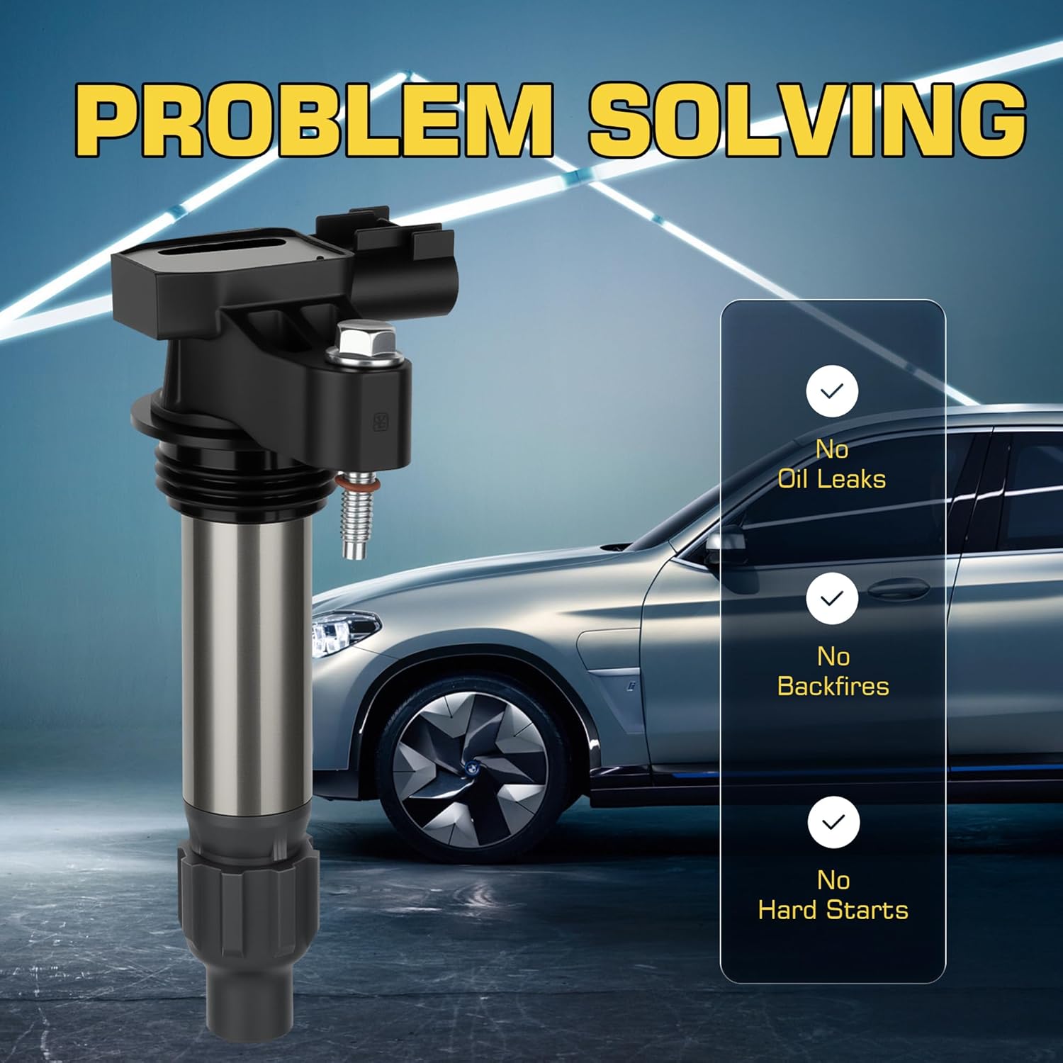 Ignition Coil Pack UF569 & Iridium Spark Plugs 3.6 3.0 3.2 V6 for Buick Enclave for GMC Acadia Terrain for Cadillac CTS SRX XTS for Chevy Traverse Malibu Impala Equinox 2010 2012 2013 2014 2015 2016