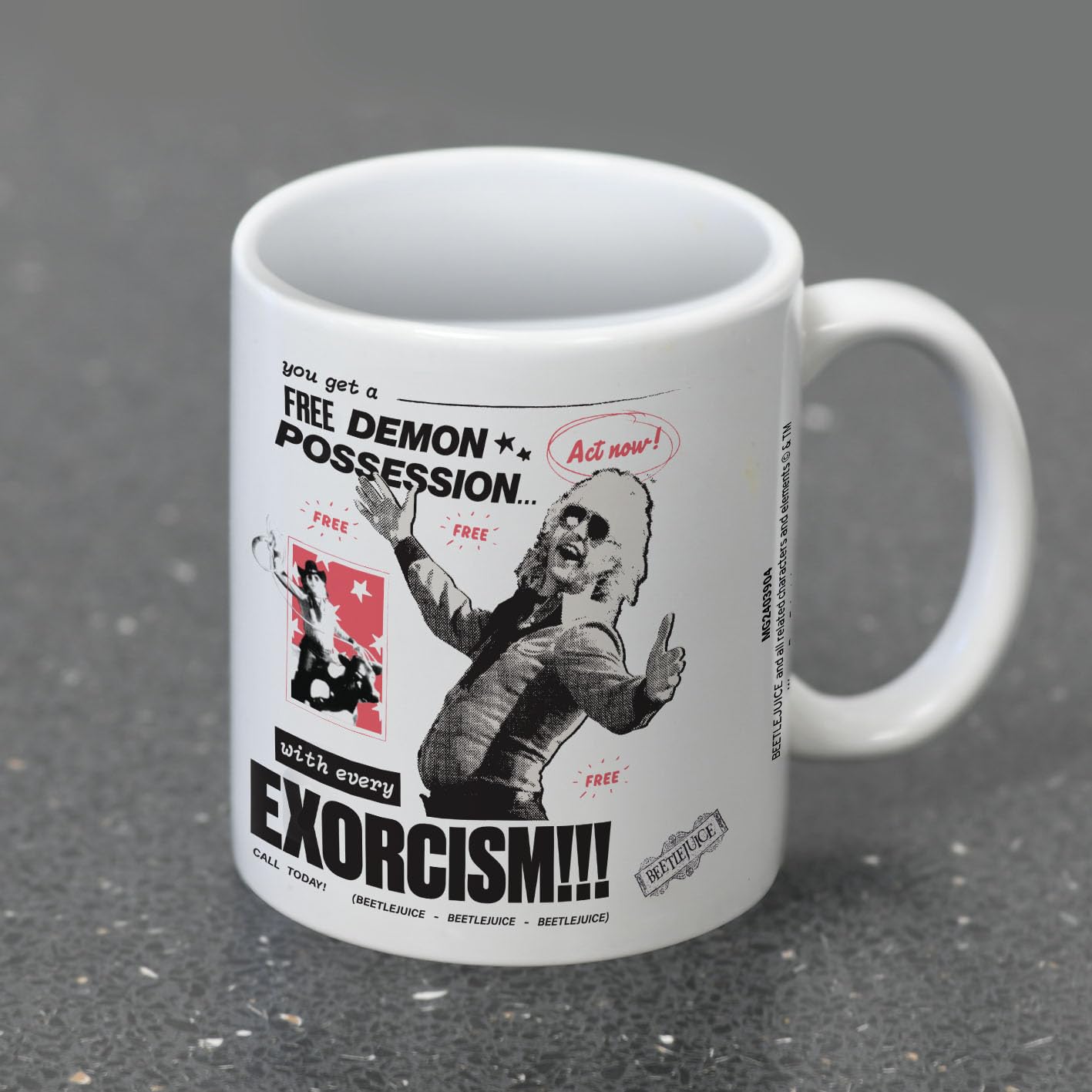 Pyramid International Beetlejuice (Exorcism) White Pod Mug, 11oz/325ML - Image 3