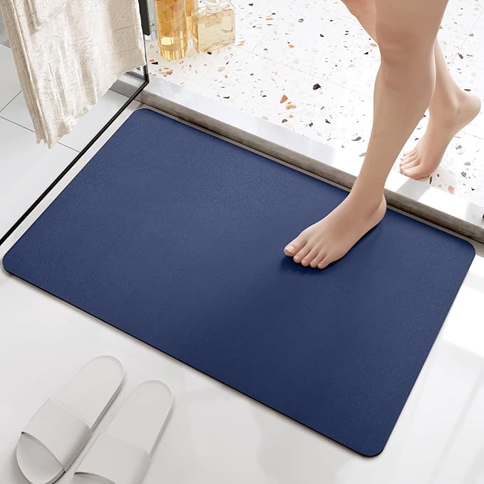 DEXI Bath Mat Bathroom Rug Super Absorbent Nappa Skin Non