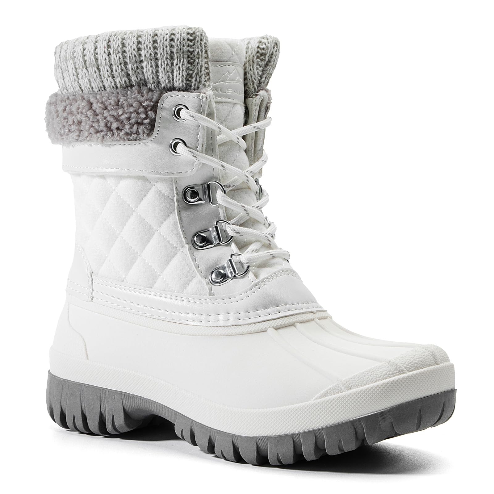 ALEADER Womens Winter Snow Boots Waterproof Shell Duck Boots
