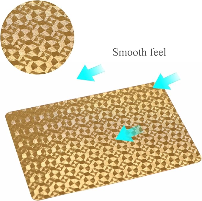Baraja de plástico impermeable y duradera para póker KEAIDUO miniatura 5
