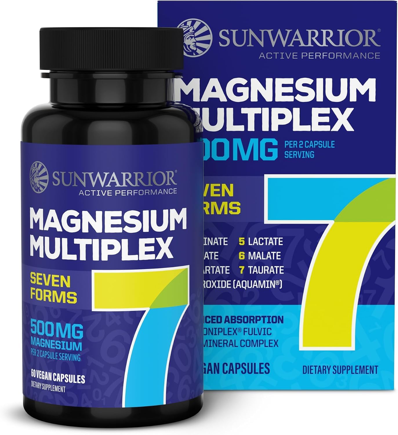 Magnesium Multiplex, 7 Forms Active Performance, 500 mg 30 Servings