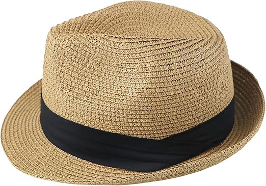 Amazon.com: Fedora Straw Sun Hat for 