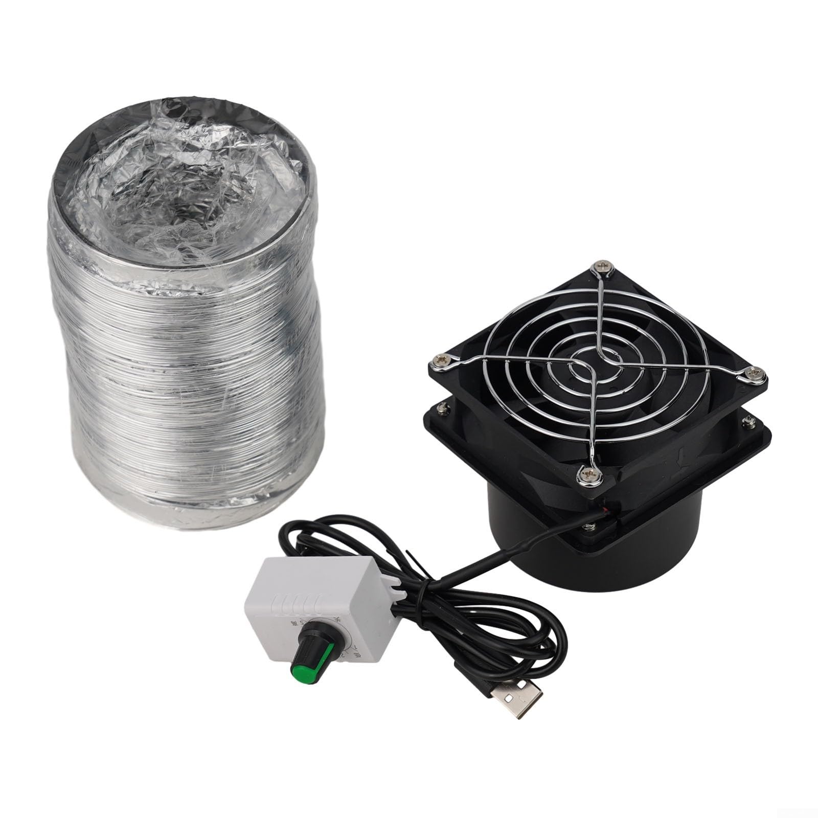 Solder Smoke Absorber, Adjustable Speed Smoke Absorber Fan USB Fume Extractor Fan DIY Working Fan for Soldering Station(Fan plus 3 m pipe)
